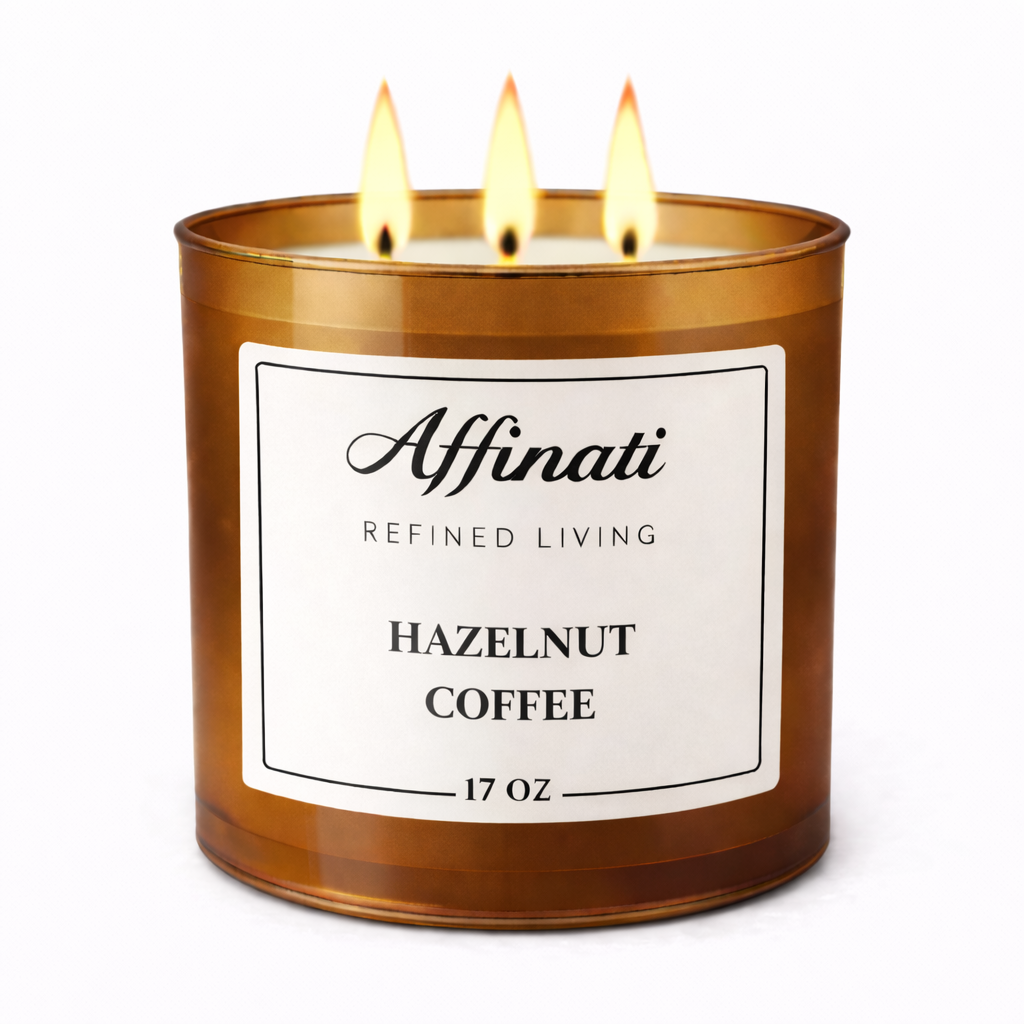 3-Wick Hazelnut Coffee Candle