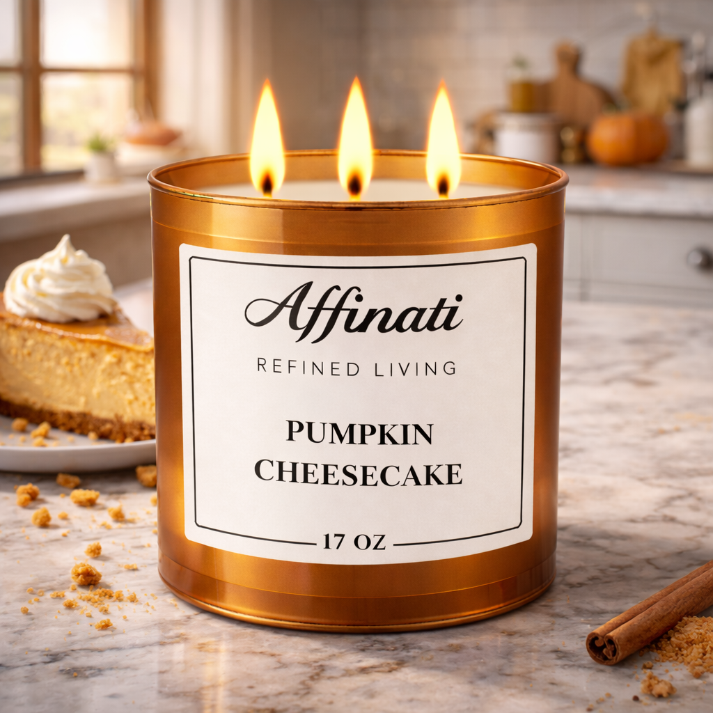 3-Wick Pumpkin Cheesecake Candle
