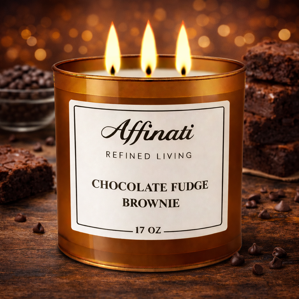 3-Wick Chocolate Fudge Brownie Candle