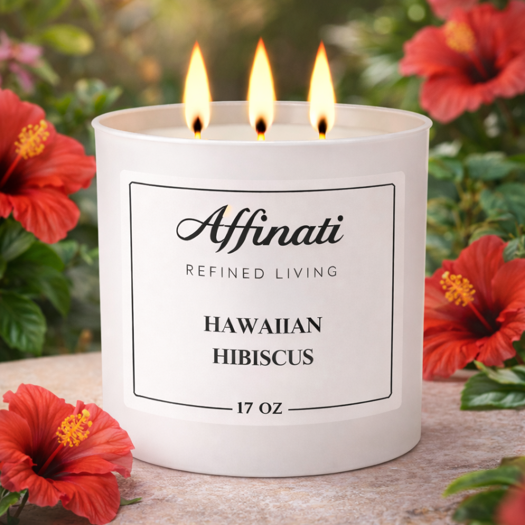 3-Wick Hawaiian Hibiscus Candle