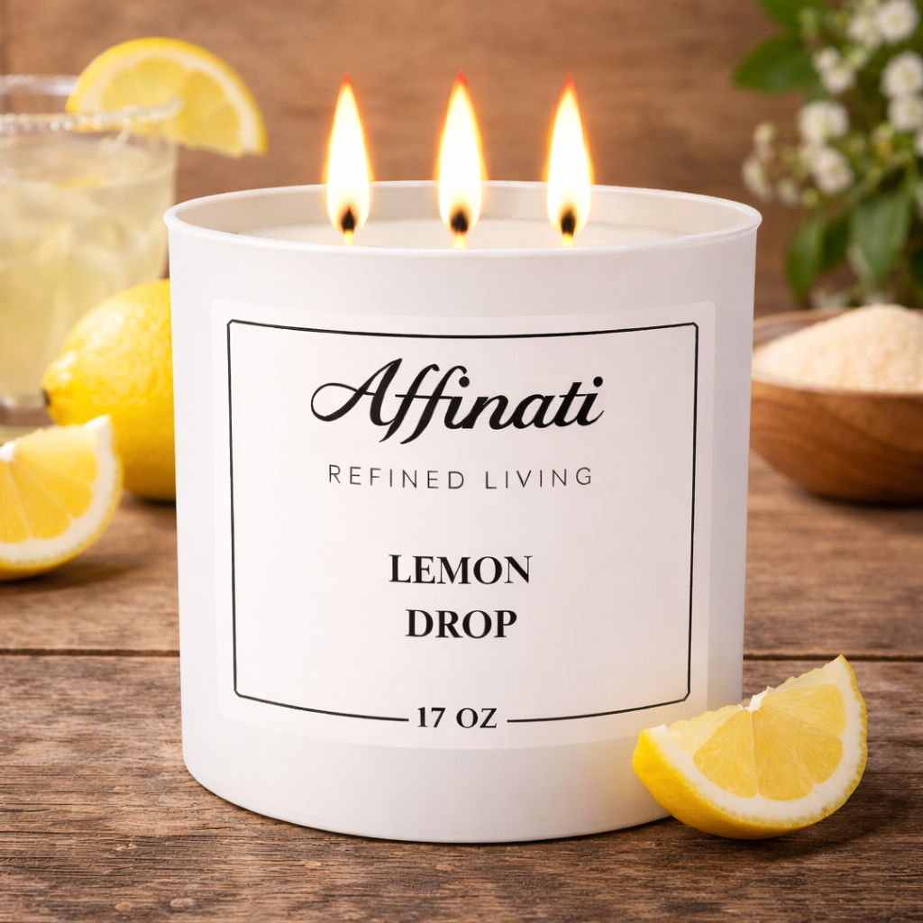 3-Wick Lemon Drop Candle