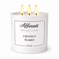 3-Wick Coconut Flakes Candle