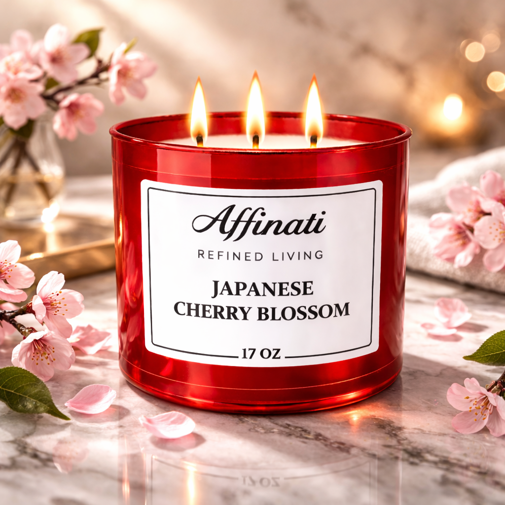 3-Wick Japanese Cherry Blossom Candle