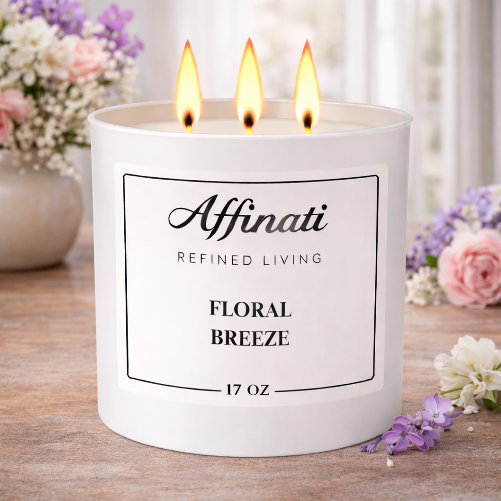 3-Wick Floral Breeze Candle