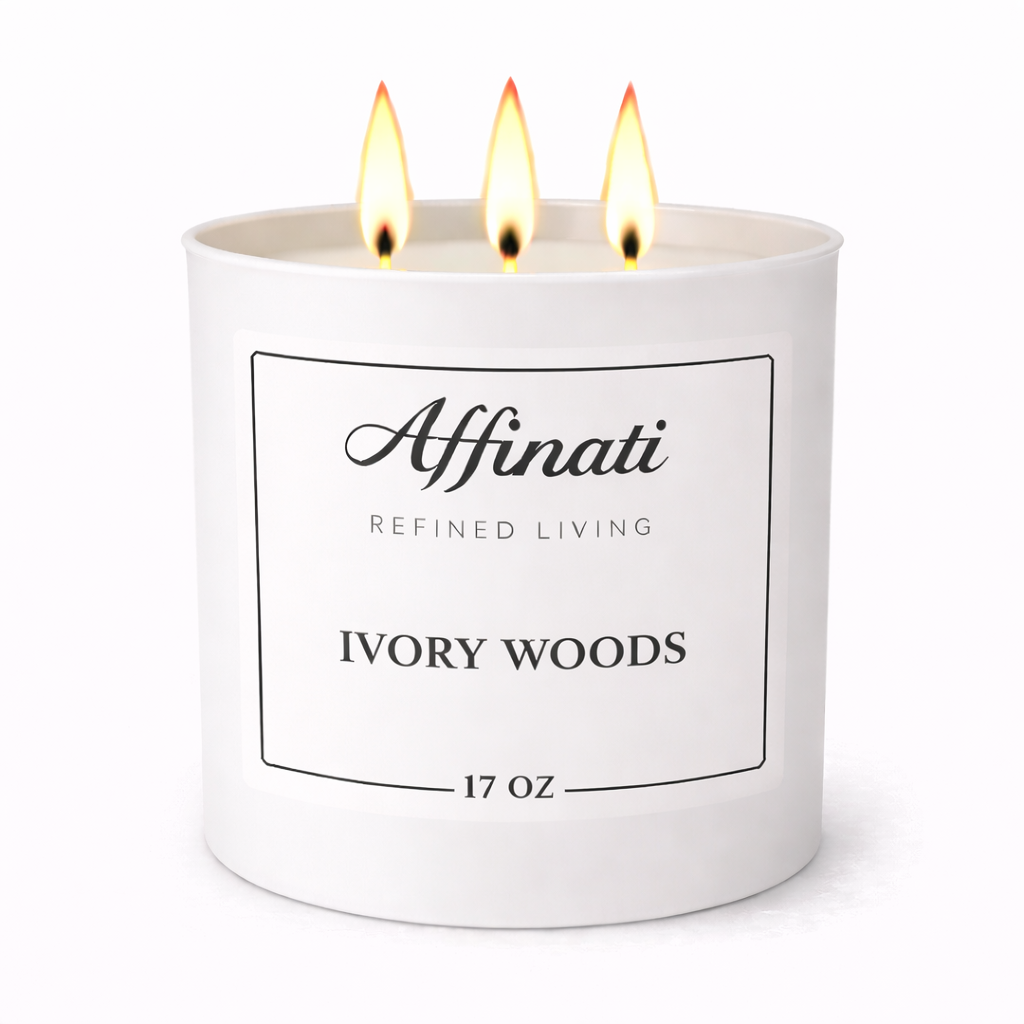 3-Wick Ivory Woods Candle