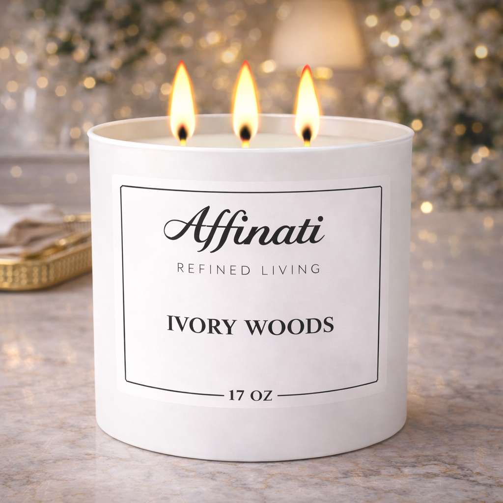 3-Wick Ivory Woods Candle