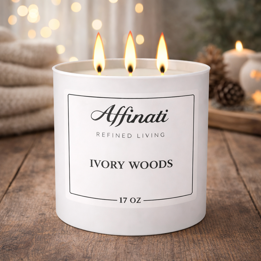 3-Wick Ivory Woods Candle