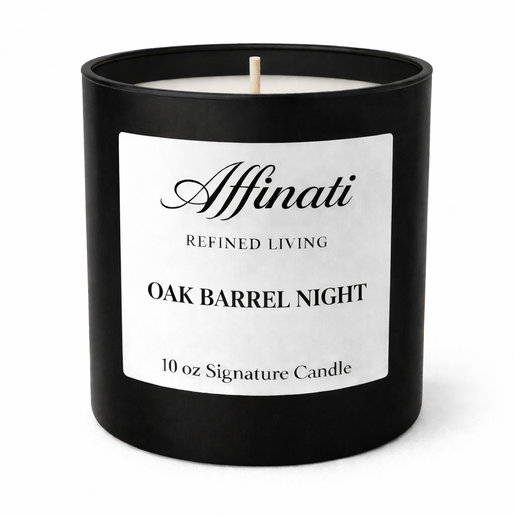 Oak Barrel Night Signature Candle
