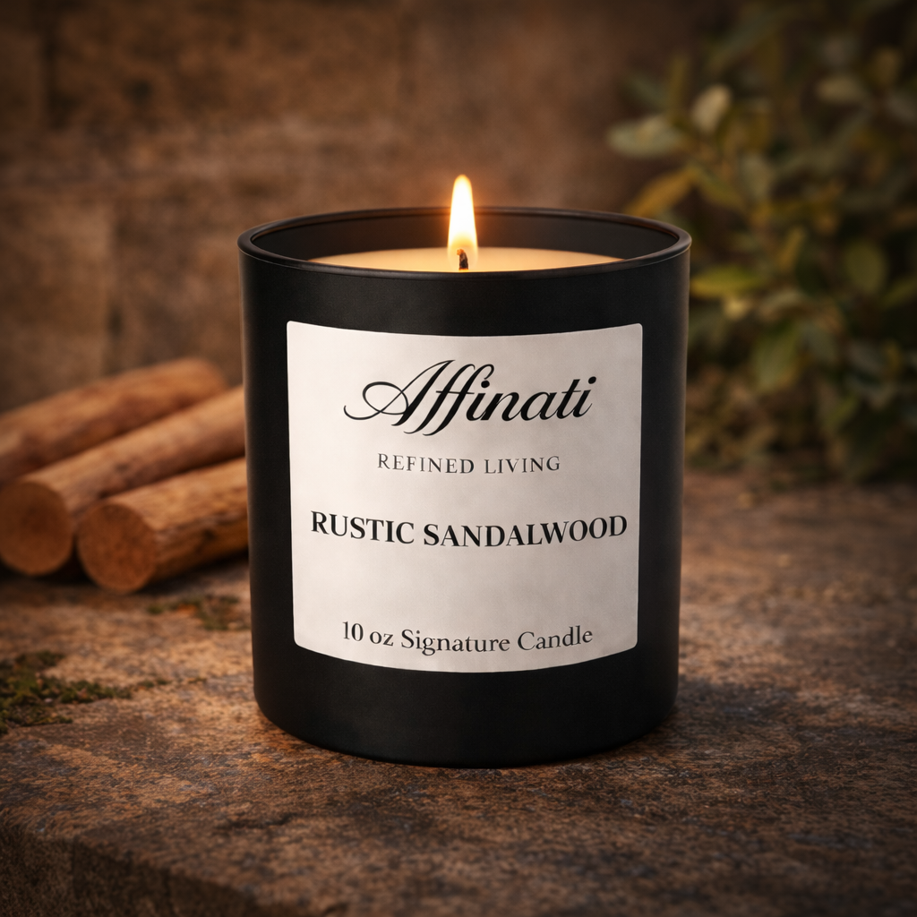 Rustic Sandalwood Signature Candle