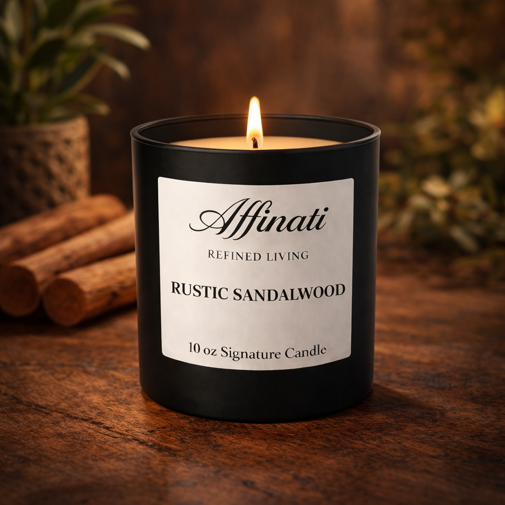 Rustic Sandalwood Signature Candle