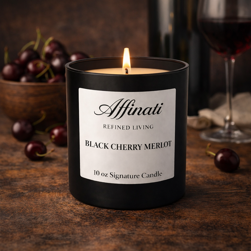 Black Cherry Merlot Signature Candle