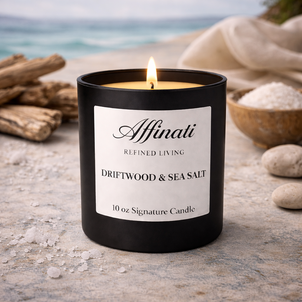 Driftwood & Sea Salt Signature Candle