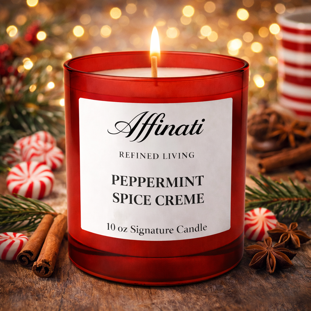 Peppermint Spice Creme Signature Candle