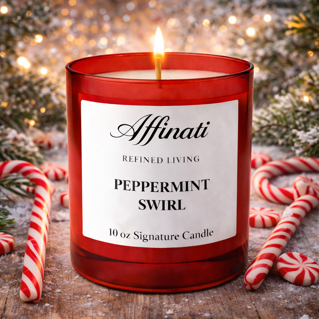 Peppermint Swirl Signature Candle