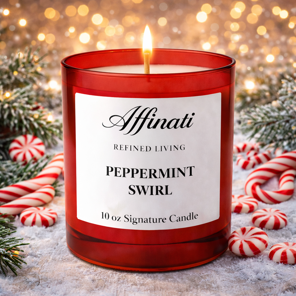 Peppermint Swirl Signature Candle