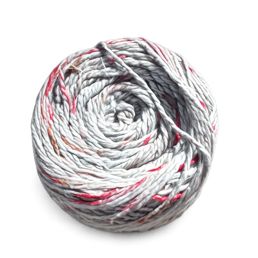 Darn Good Twist Sport Weight Silk Yarn Multi-Colored Artisan Fiber