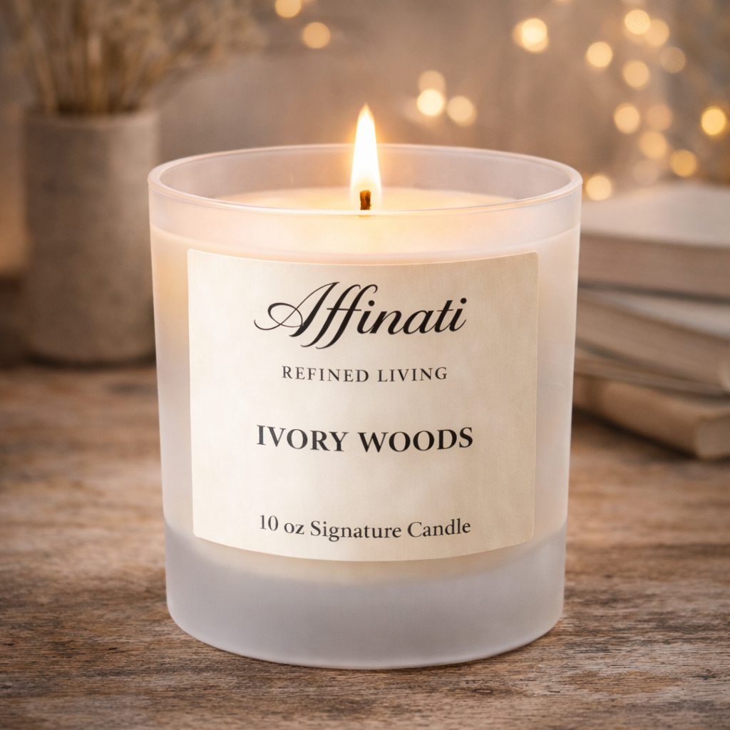 Ivory Woods Signature Candle