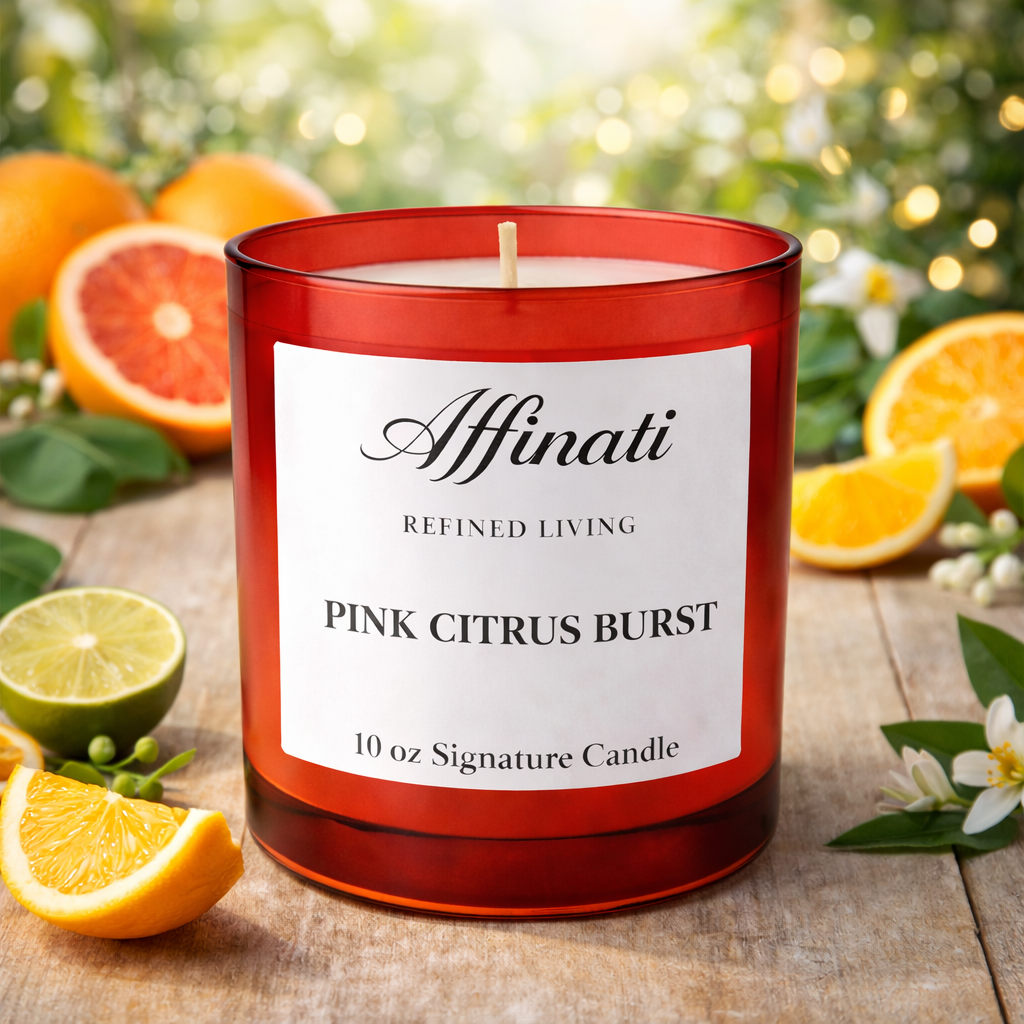 Pink Citrus Burst Signature Candle