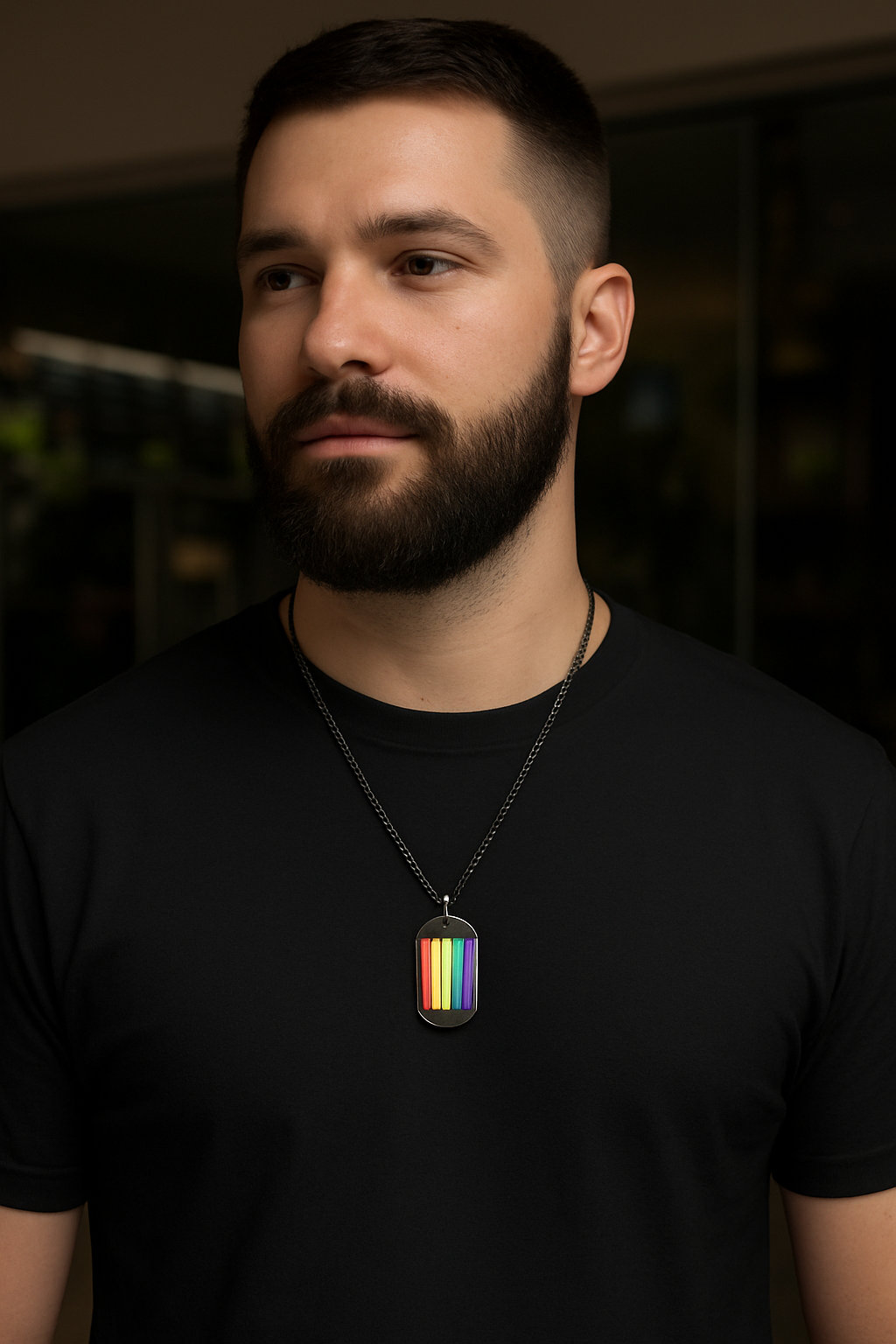 Bold Pride Dog Tag Necklace Collection – 3 Unique Styles