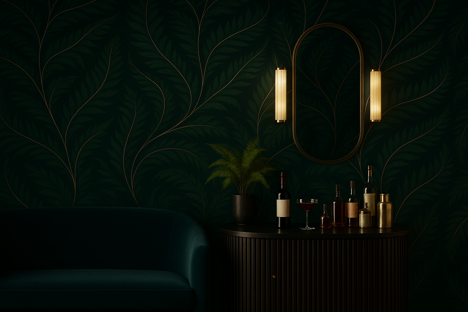 Wild Fern Wallpaper