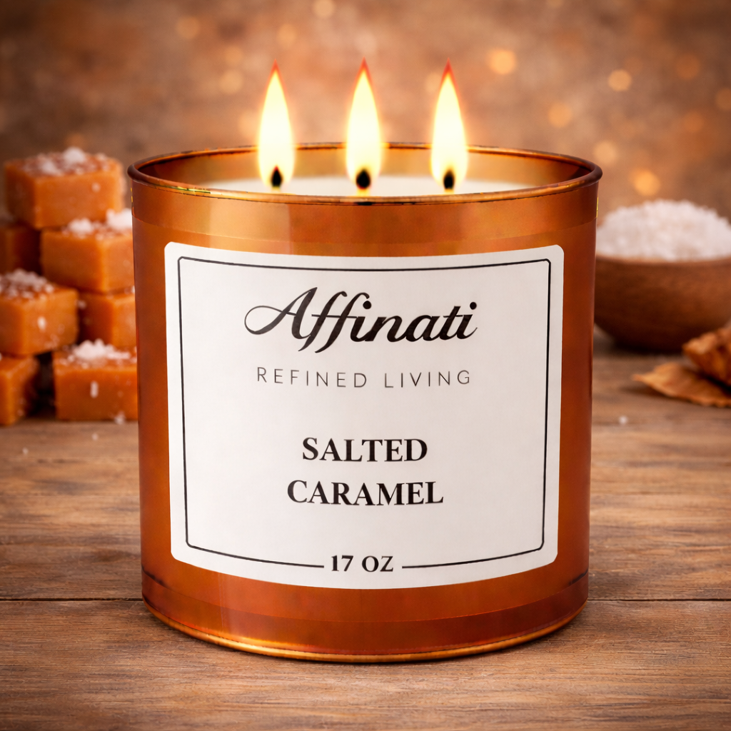 3-Wick Salted Caramel Candle