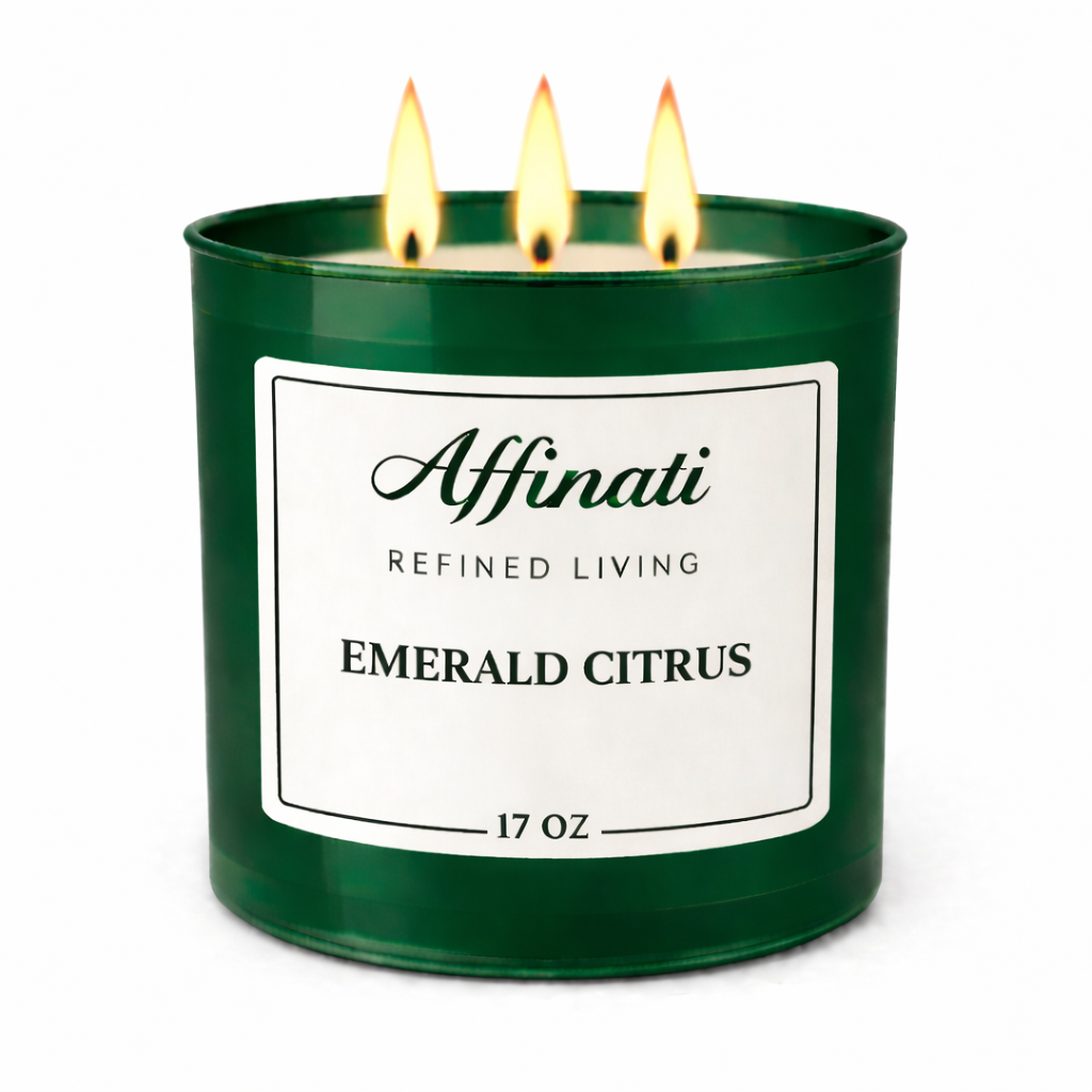 3-Wick Emerald Citrus Candle