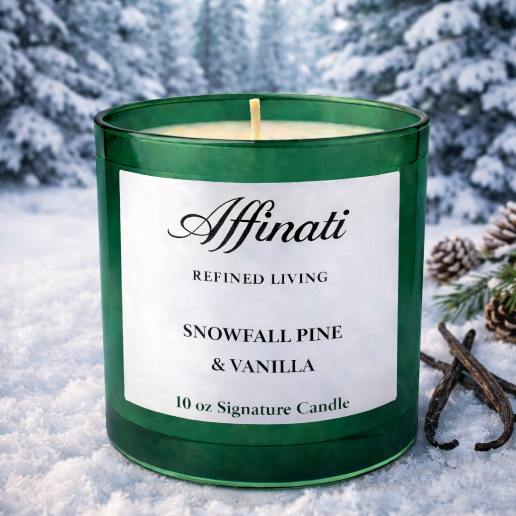 Snowfall Pine & Vanilla Signature Candle