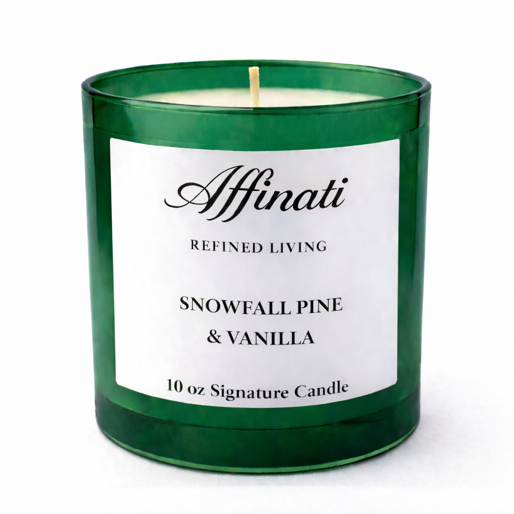 Snowfall Pine & Vanilla Signature Candle