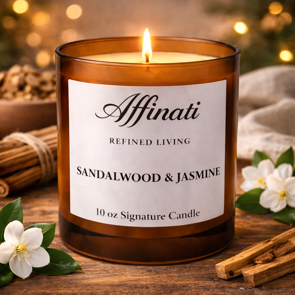 Sandalwood & Jasmine Signature Candle