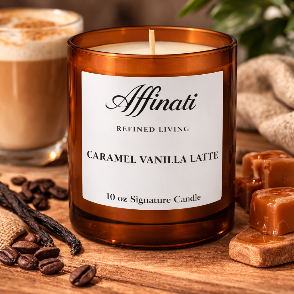 Caramel Vanilla Latte Signature Candle