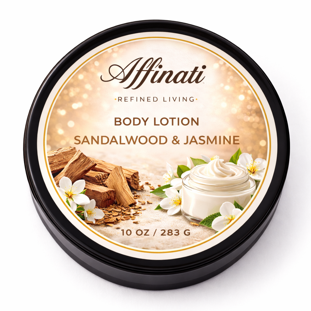 Sandalwood & Jasmine Body Lotion – Hydrating Moisturizer (10 OZ)