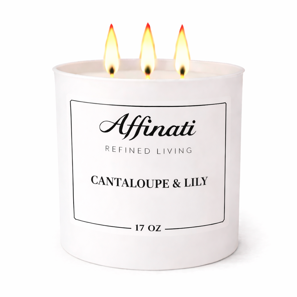 3-Wick Cantaloupe & Lily Candle