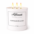 3-Wick Cantaloupe & Lily Candle