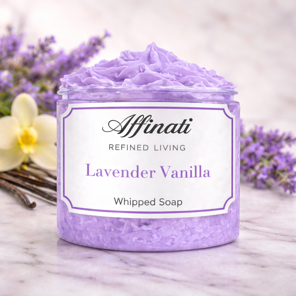 Lavender Vanilla Whipped Soap - 20 oz