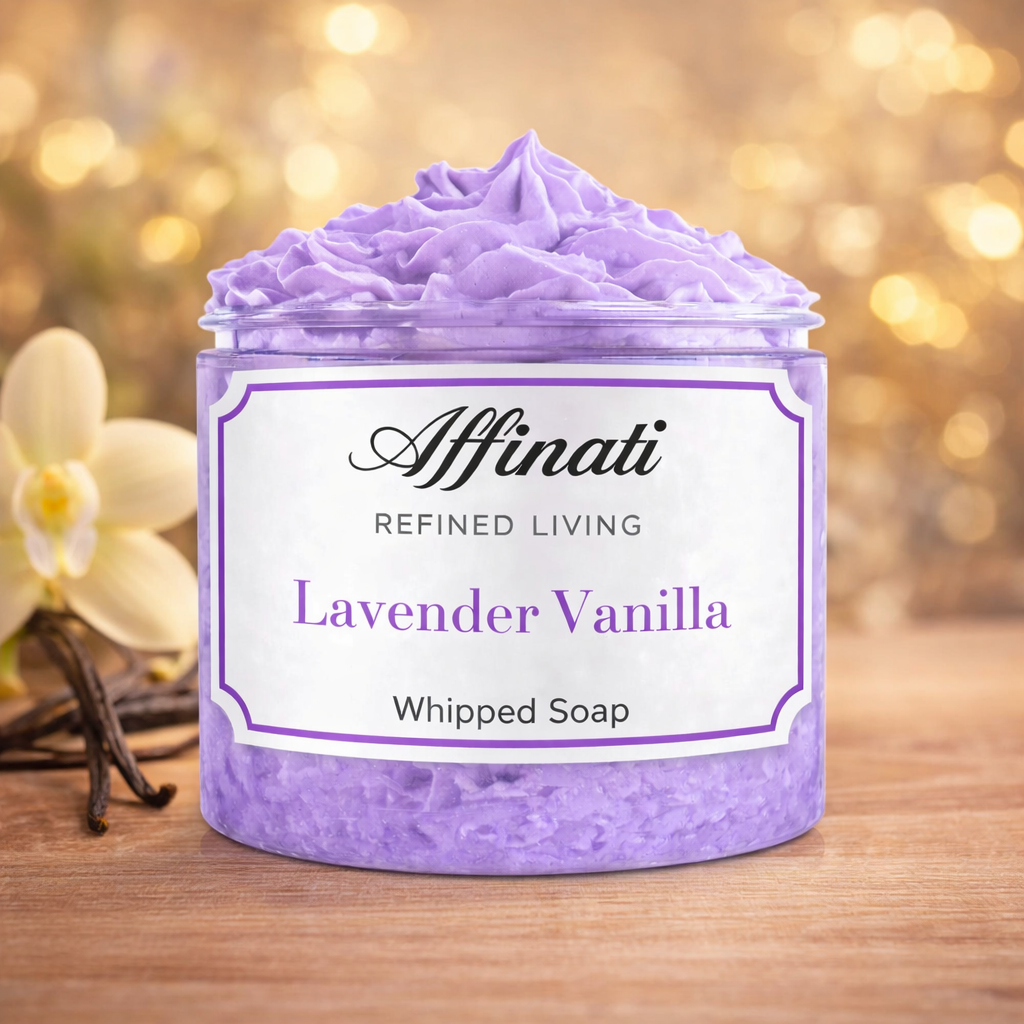 Lavender Vanilla Whipped Soap - 20 oz