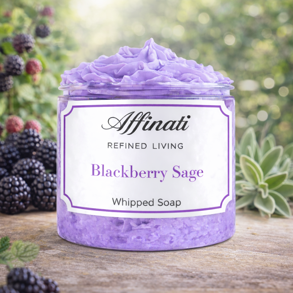 Blackberry Sage Whipped Soap - 20 oz