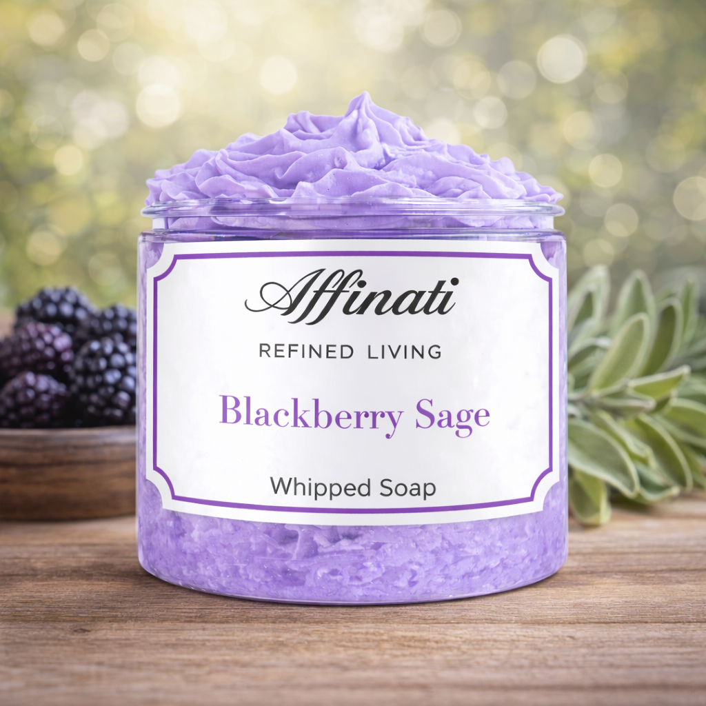 Blackberry Sage Whipped Soap - 20 oz