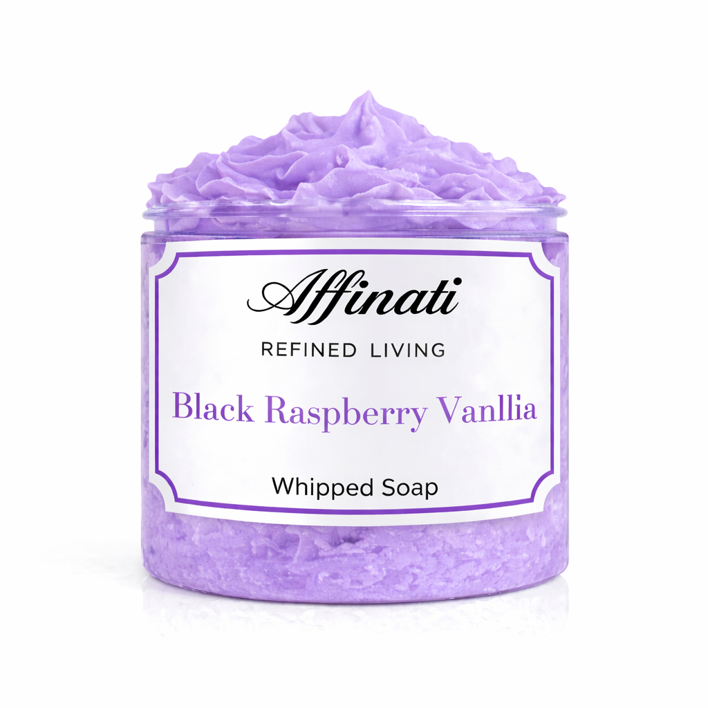 Black Raspberry Vanilla Whipped Soap - 20 oz