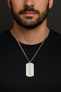 “Prove Them Wrong” Stainless Steel Dog Tag Necklace | Motivational Strength + Determination Jewelry