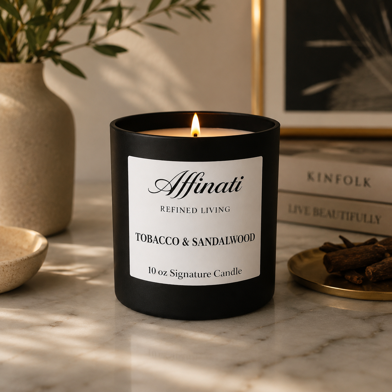 Tobacco & Sandalwood Signature Candle