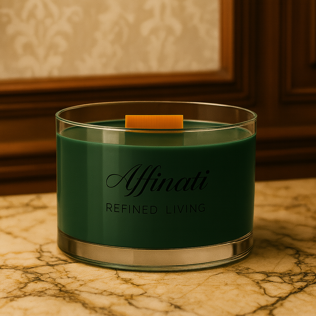 Winter Spruce Wooden Wick Soy Blend Candle 13 oz Forest Green - Image 3