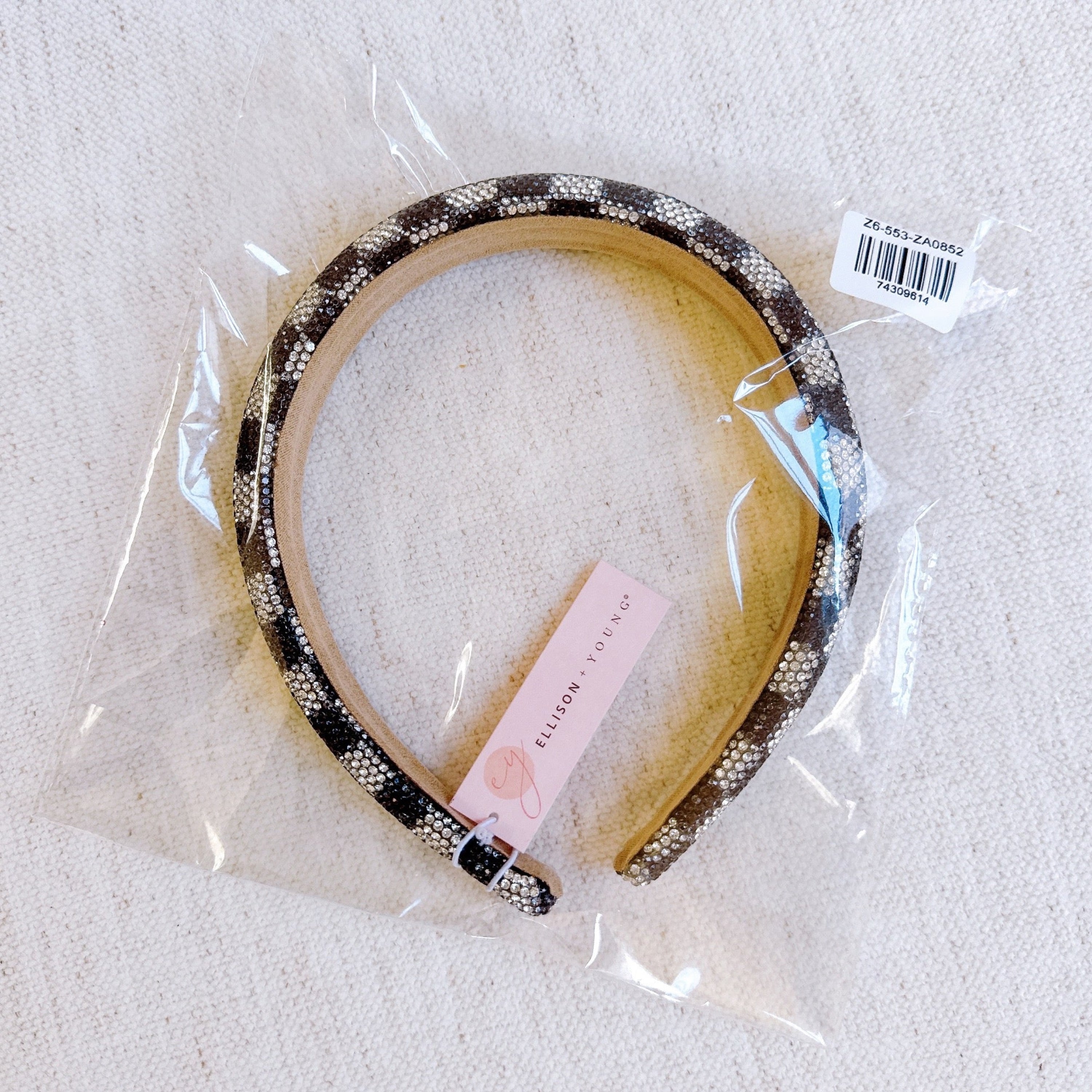 Checkered Glam Headband