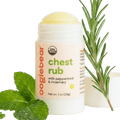 1 oz jar of oogiebear organic chest rub with peppermint and rosemary