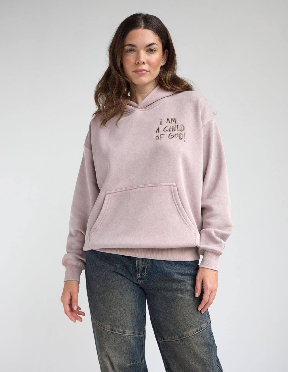 Child of God Brown Unisex Hoodie Relaxed Fit