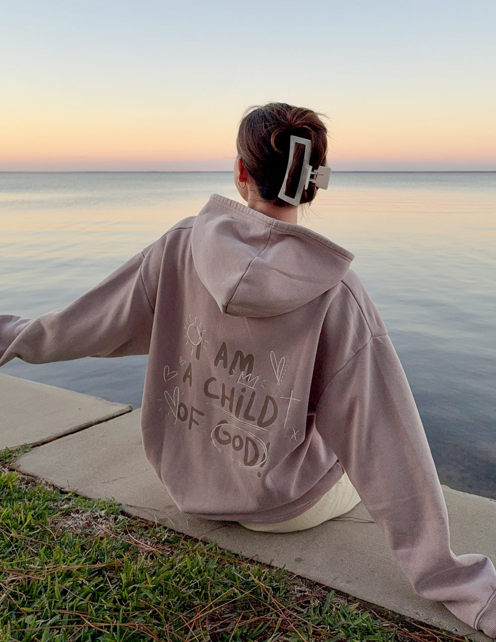 Child of God Brown Unisex Hoodie Relaxed Fit