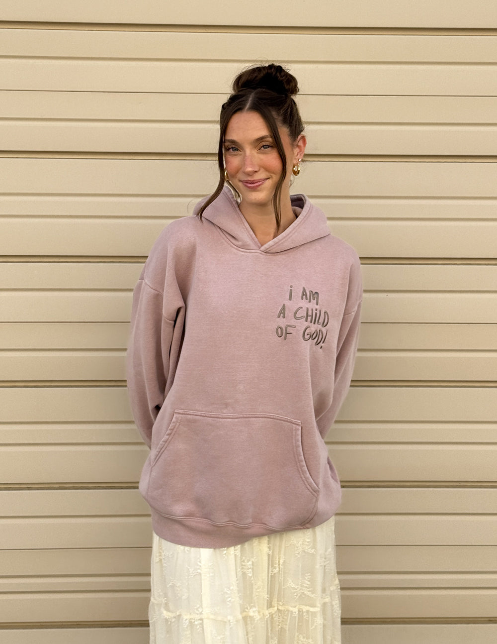 Child of God Brown Unisex Hoodie Relaxed Fit