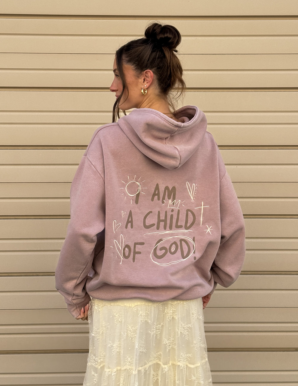 Child of God Brown Unisex Hoodie Relaxed Fit