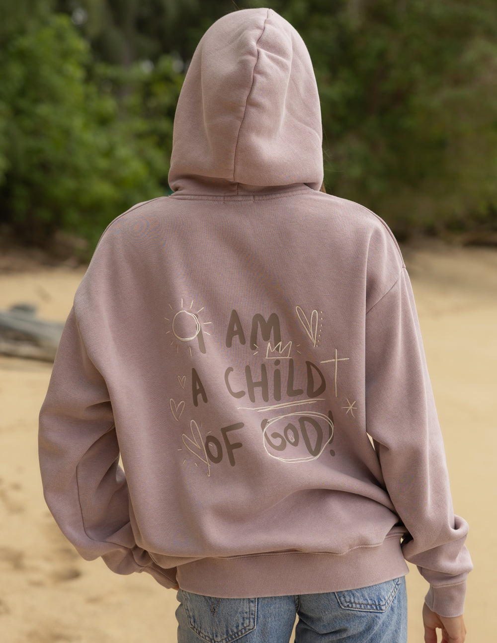 Child of God Brown Unisex Hoodie Relaxed Fit