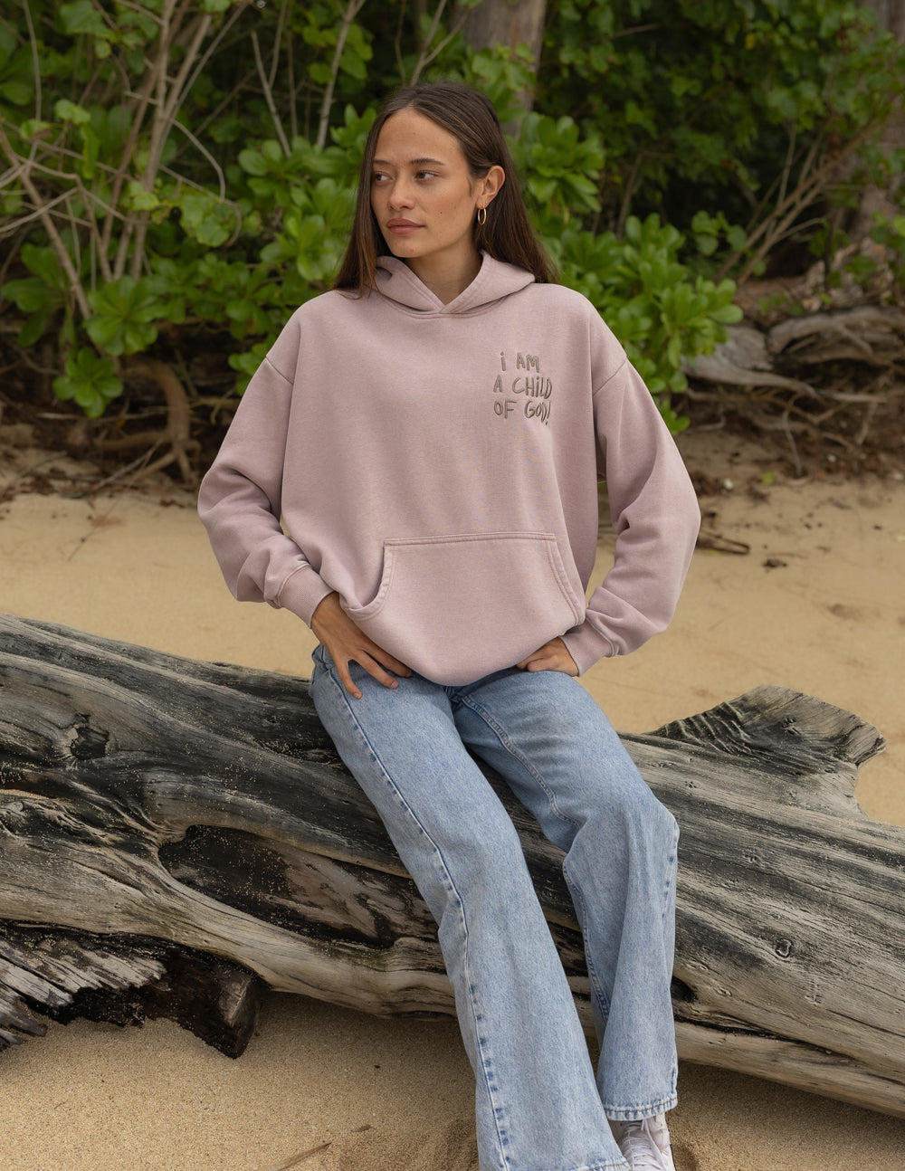 Child of God Brown Unisex Hoodie Relaxed Fit