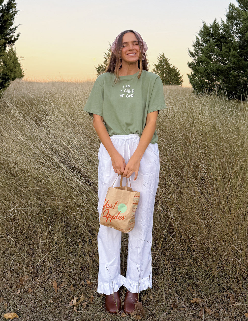 Child of God Women's Cropped Cotton Tee - Relaxed Fit Graphic Top